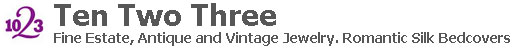estate jewelry, vintage jewelry, tribal jewelry and romantic silk bedcovers