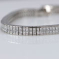 10 carat estate diamond line bracelet