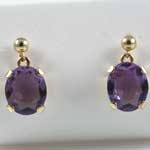 Amethyst Drop Earrings