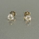 0.50ct t.w. Diamond Estate Stud Earrings in 14kt Gold