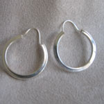 Sterling Silver Hoop Earrings