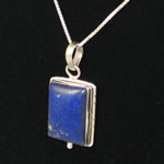 Lapis Lazuli and Silver Pendant
