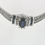 Sapphire Diamond Necklace
