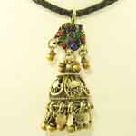 Vintage Afghanistan Belly Dancer Pendant
