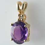 Dainty Amethyst Pendant