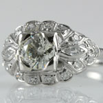 Ladies Estate Platinum Wedding Ring