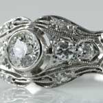 Antique Wedding Ring Platinum