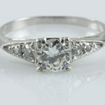 1930s Old European Engagement Ring