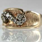 Estate Gold Diamond Band