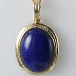 Lapis Lazuli Gold Pendant