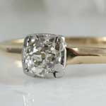 Old Diamond Engagement Ring