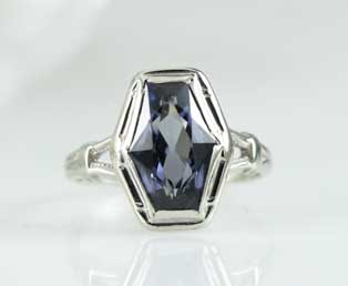Estate Color Changing Sapphire Ring