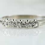 Vintage Diamond Wedding Band