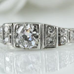 1930s Ladies Engagement Ring