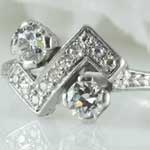Unique Art Deco Diamond Ring
