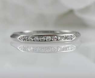 Platinum Diamond Wedding Band
