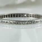 Estate Diamond Anniversary Wedding Band