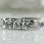 Art Deco Wedding Band