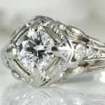 Lovebird Engagement Ring