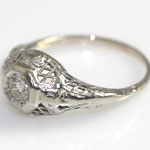 Filigree Diamond Ring