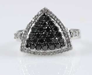 Vintage Black Diamond Ring
