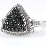 Vintage Black Diamond Ring