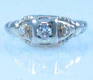 Vintage Engagement Diamond Ring