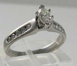 Vintage Platinum Engagement