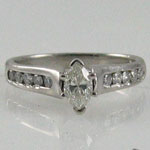 Vintage Platinum Engagement