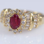 Ruby Diamond Gold Ring
