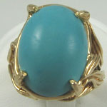 Persian Cabochon Turquoise Ring