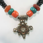 Handmade Silver Evil Eye Necklace