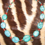 Turquoise Tribal Necklace