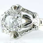 Antique European Diamond Wedding Ring