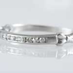 Diamond Platinum Wedding Band