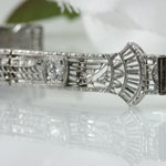 Art Deco Diamond Link Bracelet