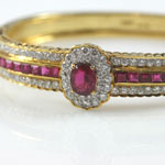 Gucci Ruby Diamond Bracelet