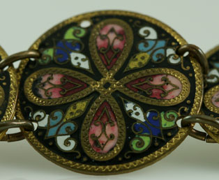 Antique Enamel Necklace