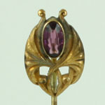 Art Nouveau Amethyst Pin