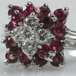 Art Deco Ruby Diamond Ring