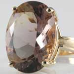 Vintage 10 Carat Amethyst Ring