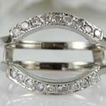 Estate Diamond Ring Guard