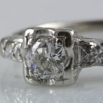 Ladies Vintage Engagement Ring