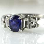 Estate Sapphire Engagement Ring