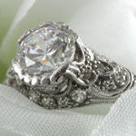 Antique Engagement Ring Mounting