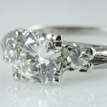 Estate 1 ctw Diamond Engagement Ring