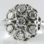 Elegant Round Diamond Ring