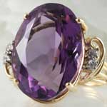 Rich Purple Amethyst Ring