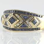 LeVian Blue Sapphire Ring