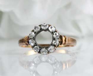 Antique Diamond Ring Setting